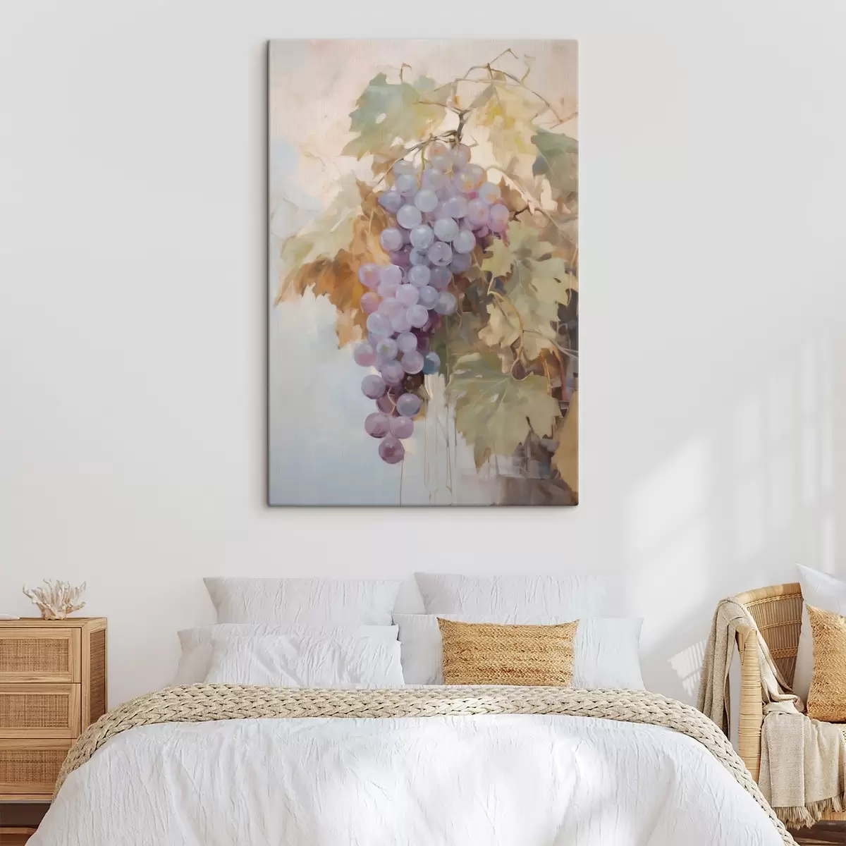  Schilderijen Druiven, imitatie van een schilderij s51124