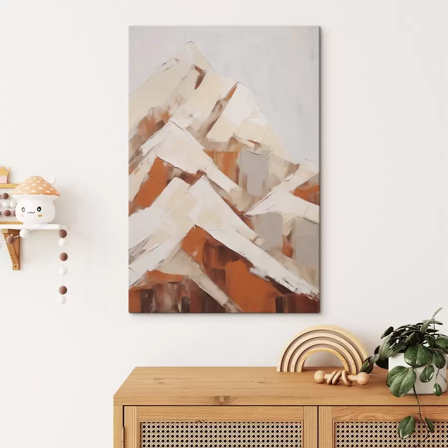  Schilderijen Bergen, imitatie van een schilderij s51125