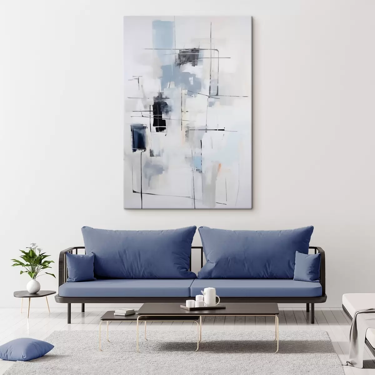  Schilderijen Chaotische abstractie, imitatie van de schilderkunst s51127