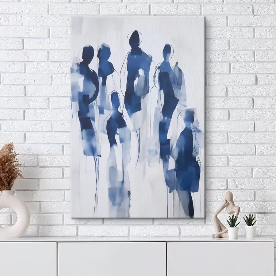  Schilderijen Silhouetten, imitatie van schilderijen s51132