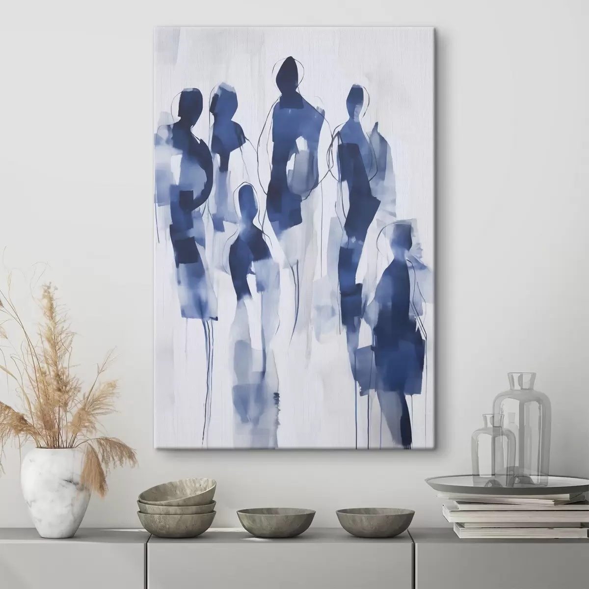  Schilderijen Silhouetten, imitatie van schilderijen s51132