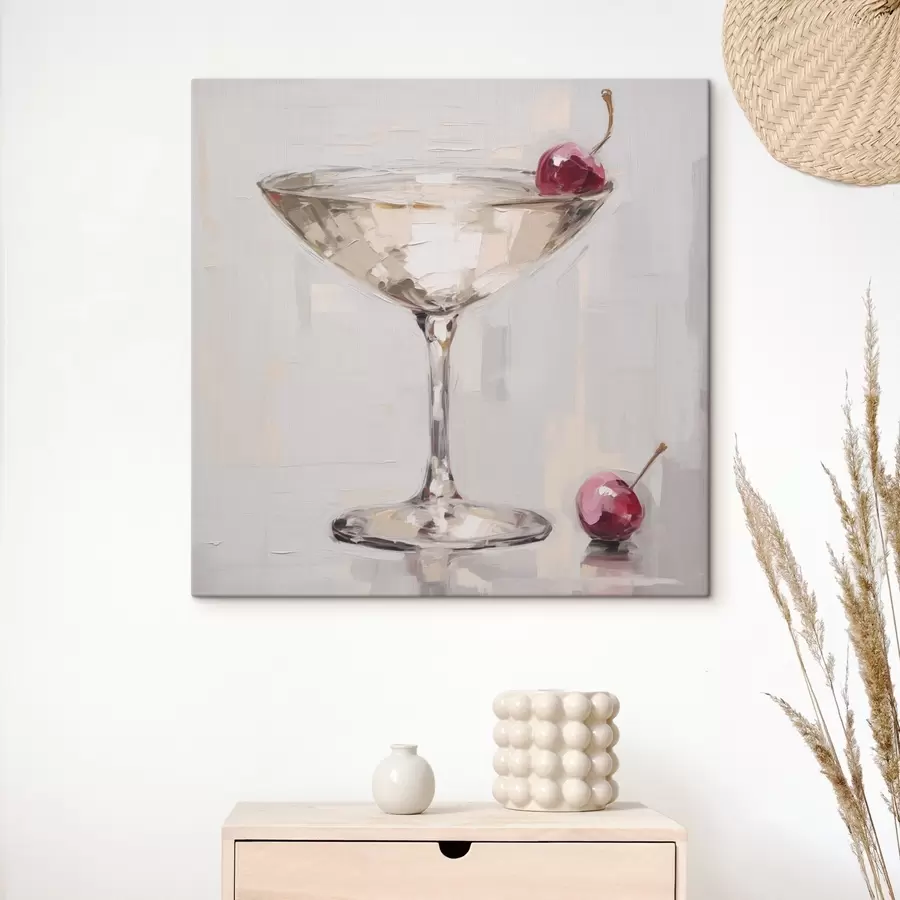  Schilderijen Cocktail, imitatie van een schilderij s51137