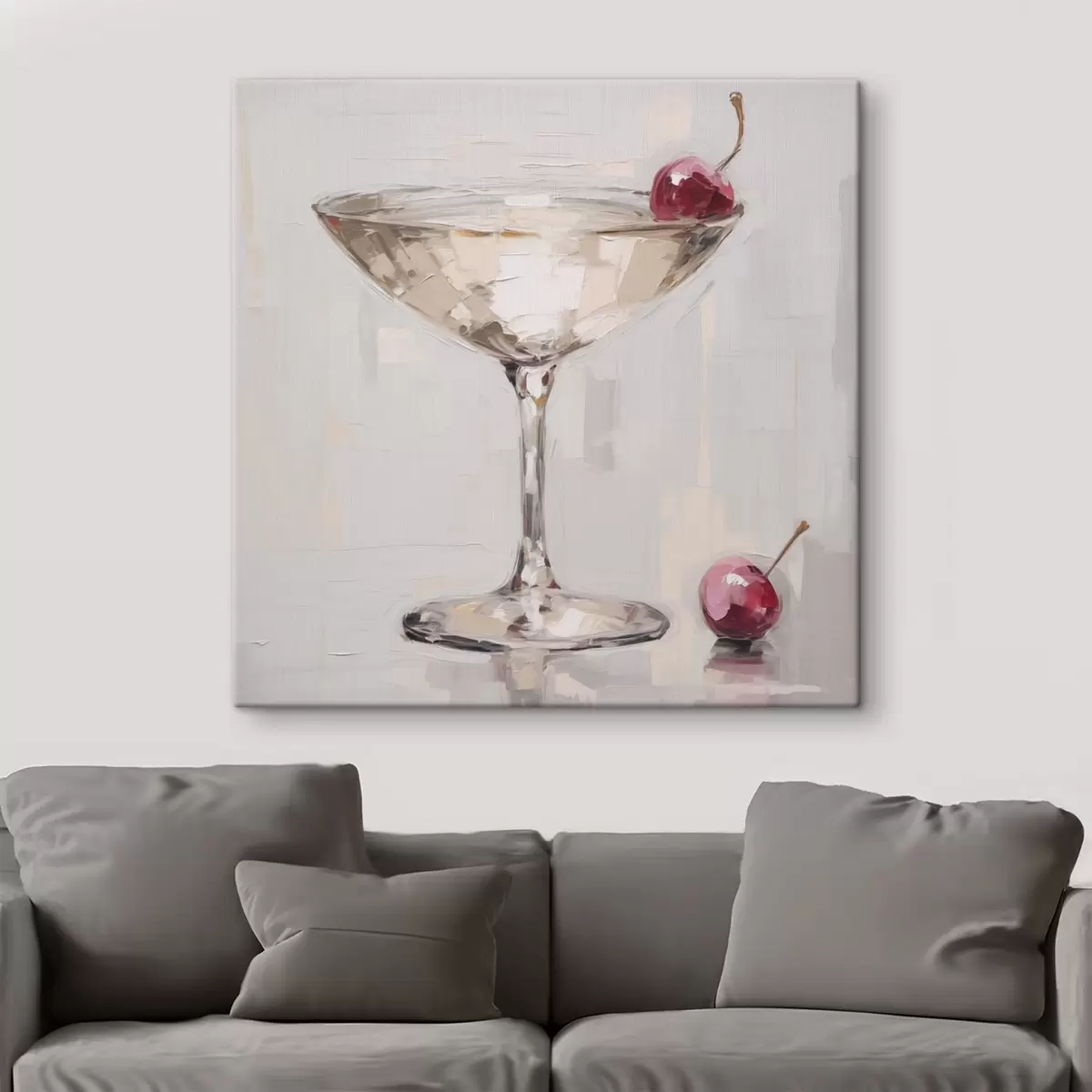  Schilderijen Cocktail, imitatie van een schilderij s51137