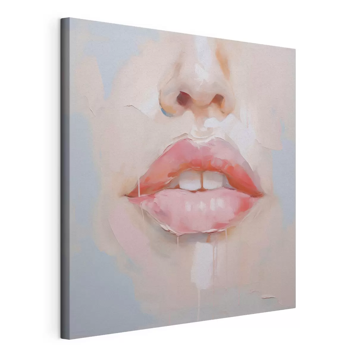  Schilderijen Lippen, imitatie van een schilderij s51138