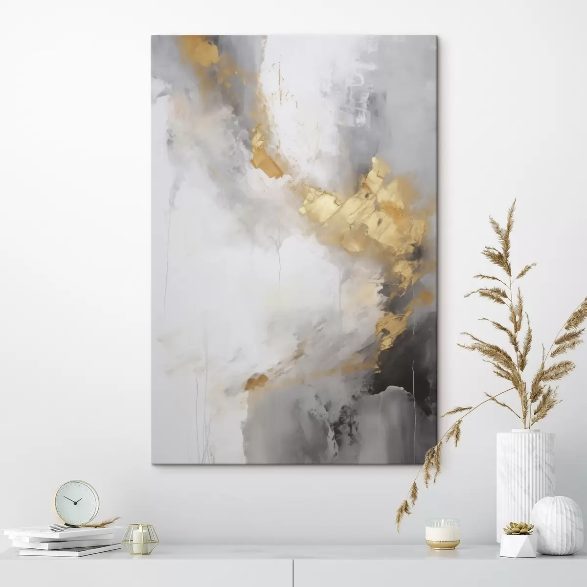  Schilderijen Moderne abstractie, imitatie van de schilderkunst s51142