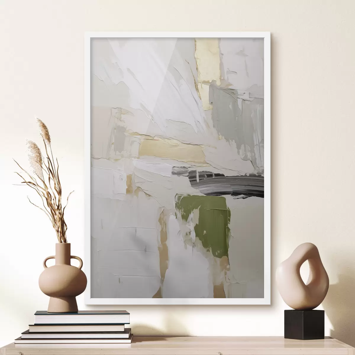 Poster Abstractie, imitatie van de schilderkunst f50995
