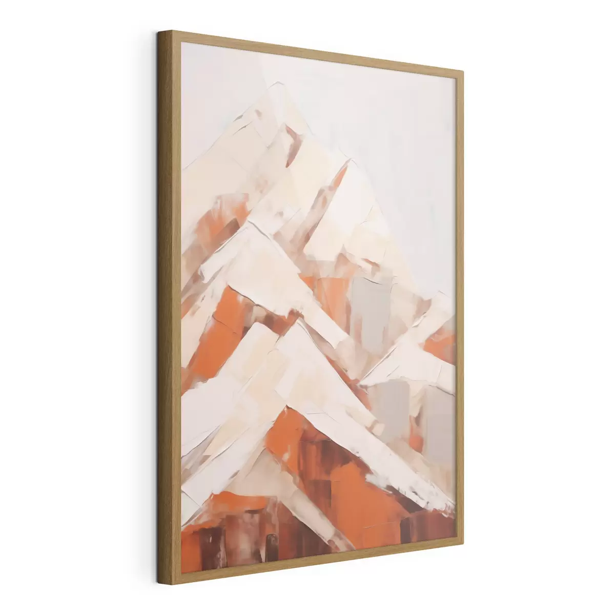 Poster Bergen, imitatie van een schilderij f51125