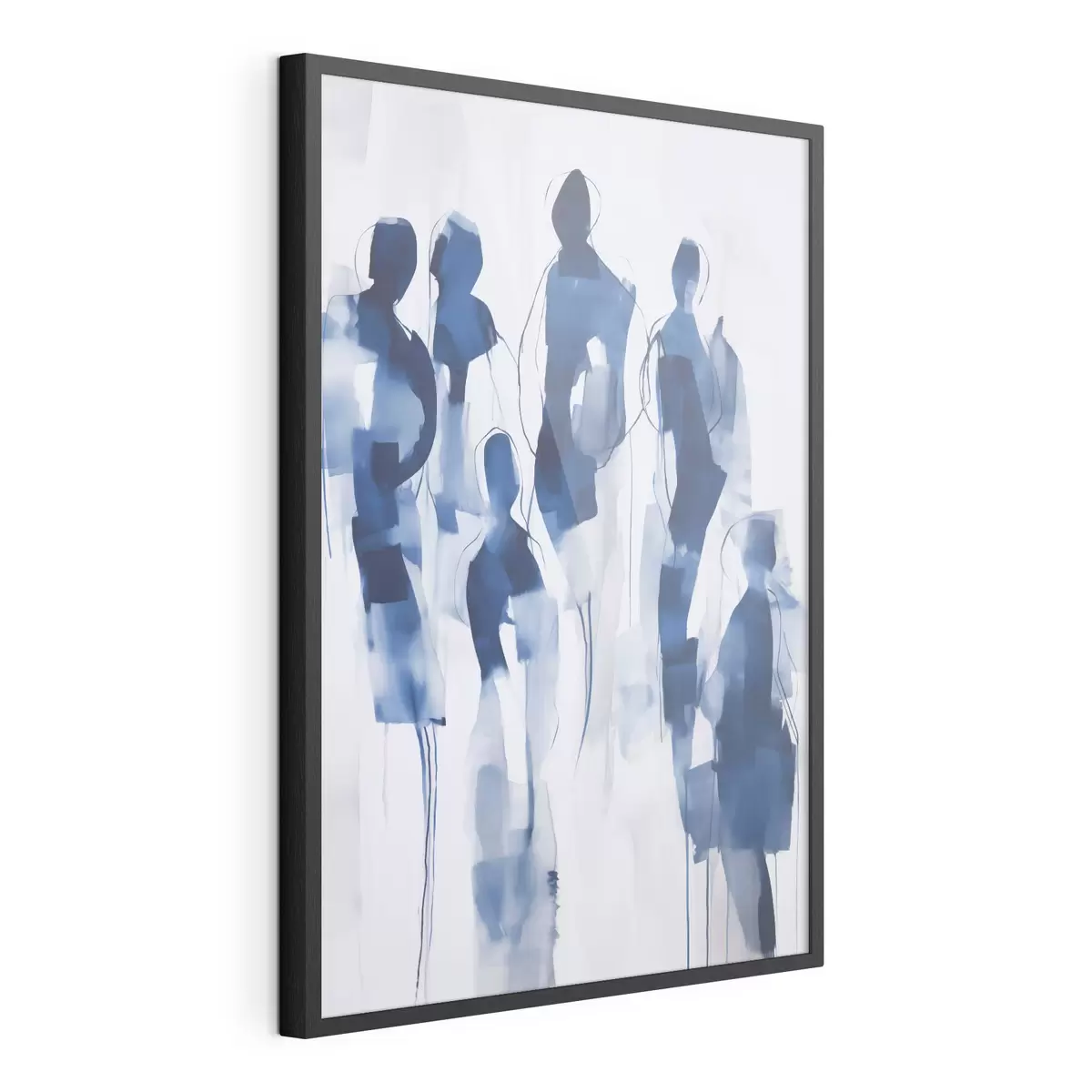 Poster Silhouetten, imitatie van schilderijen f51132