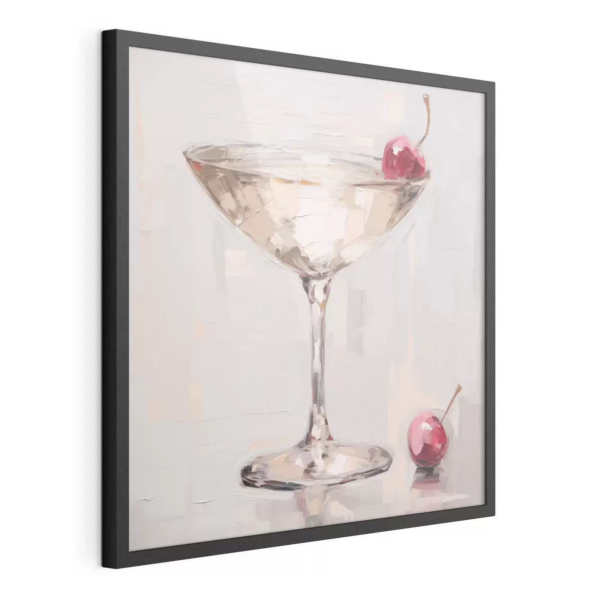 Poster Cocktail, imitatie van een schilderij f51137