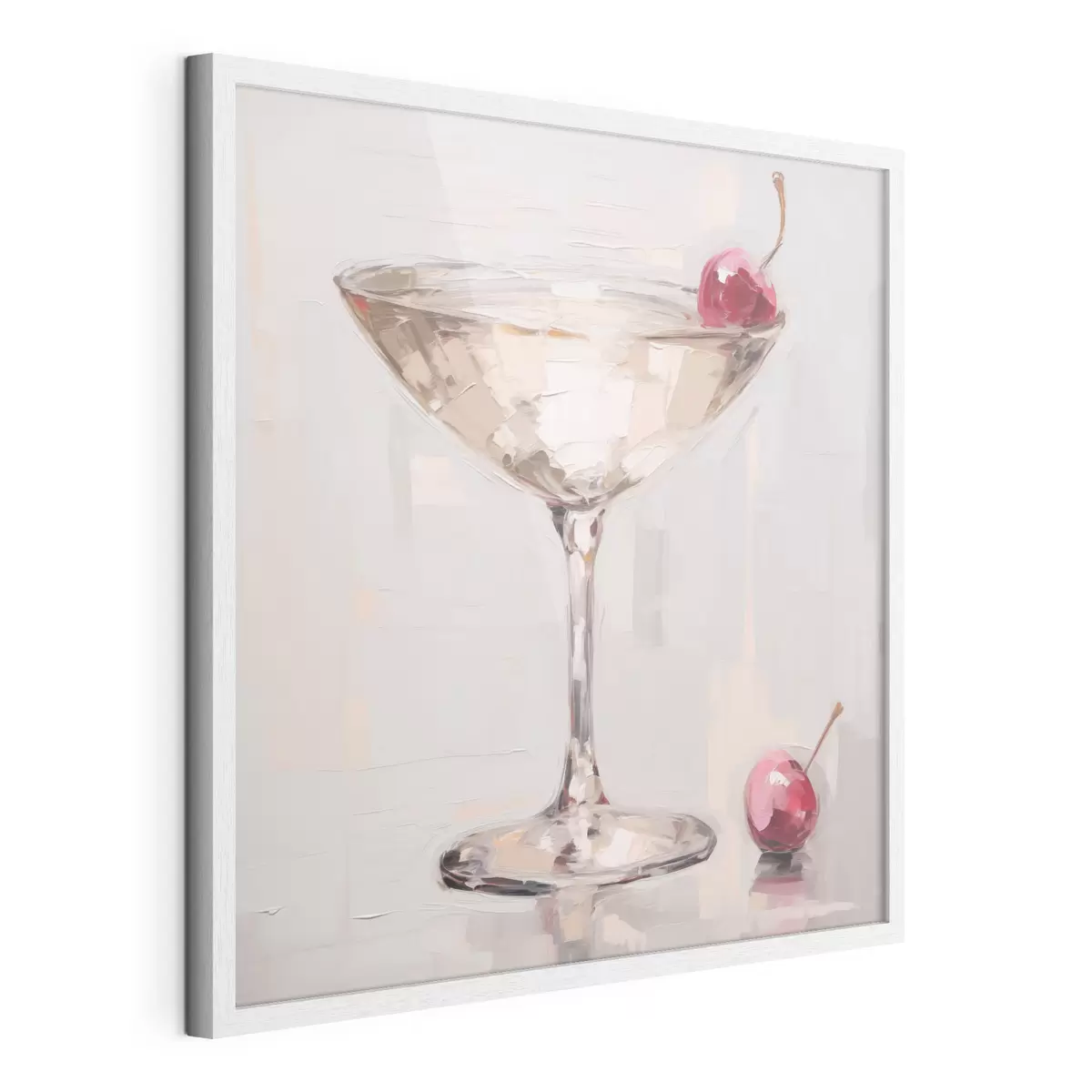 Poster Cocktail, imitatie van een schilderij f51137