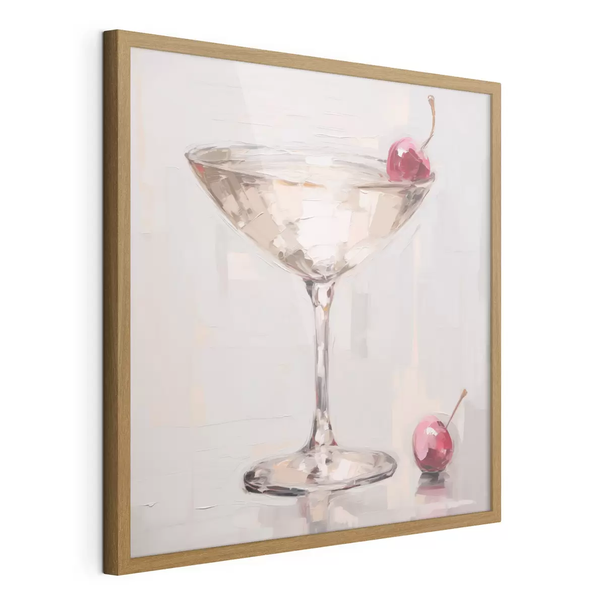 Poster Cocktail, imitatie van een schilderij f51137