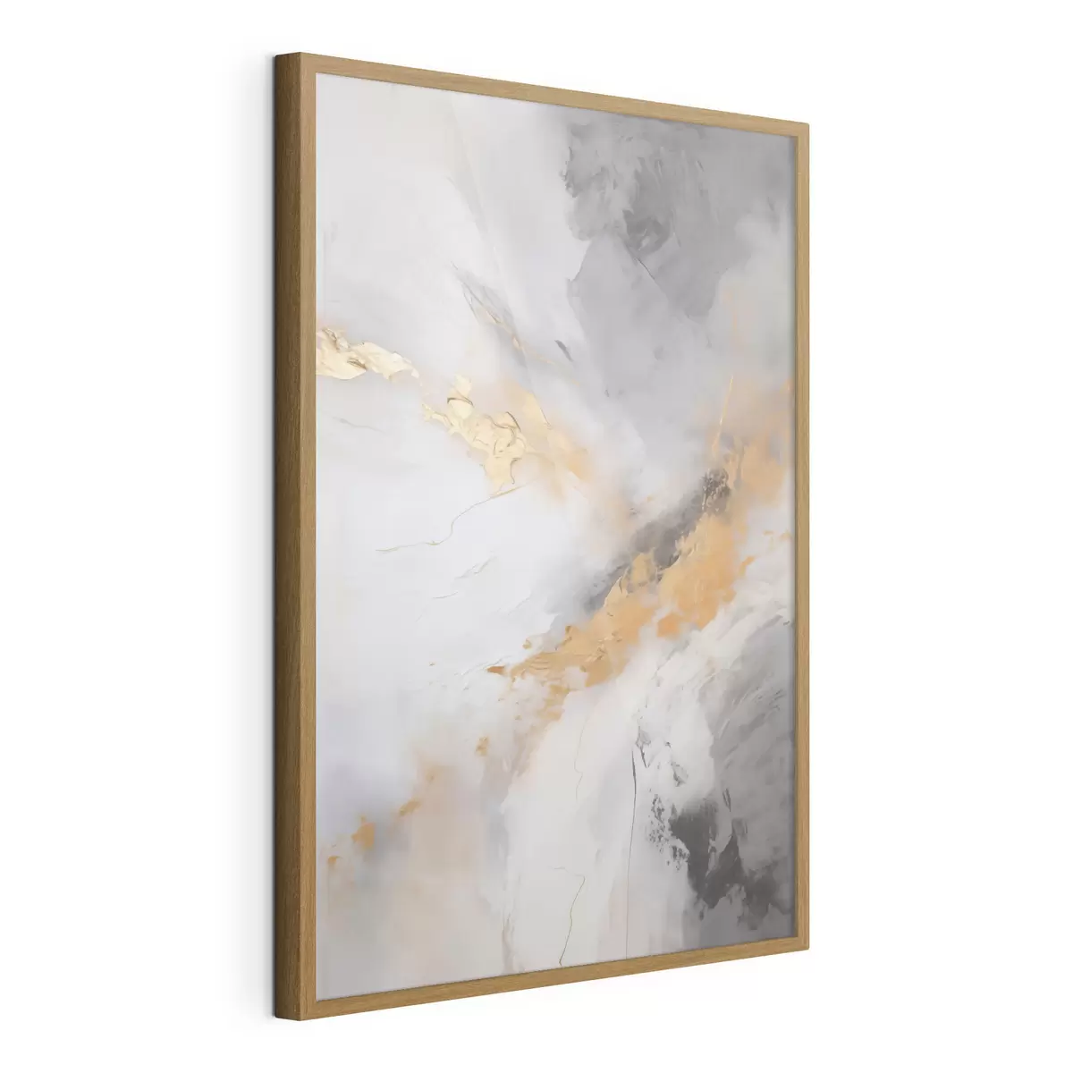 Poster Abstracte compositie, imitatie van een schilderij f51141