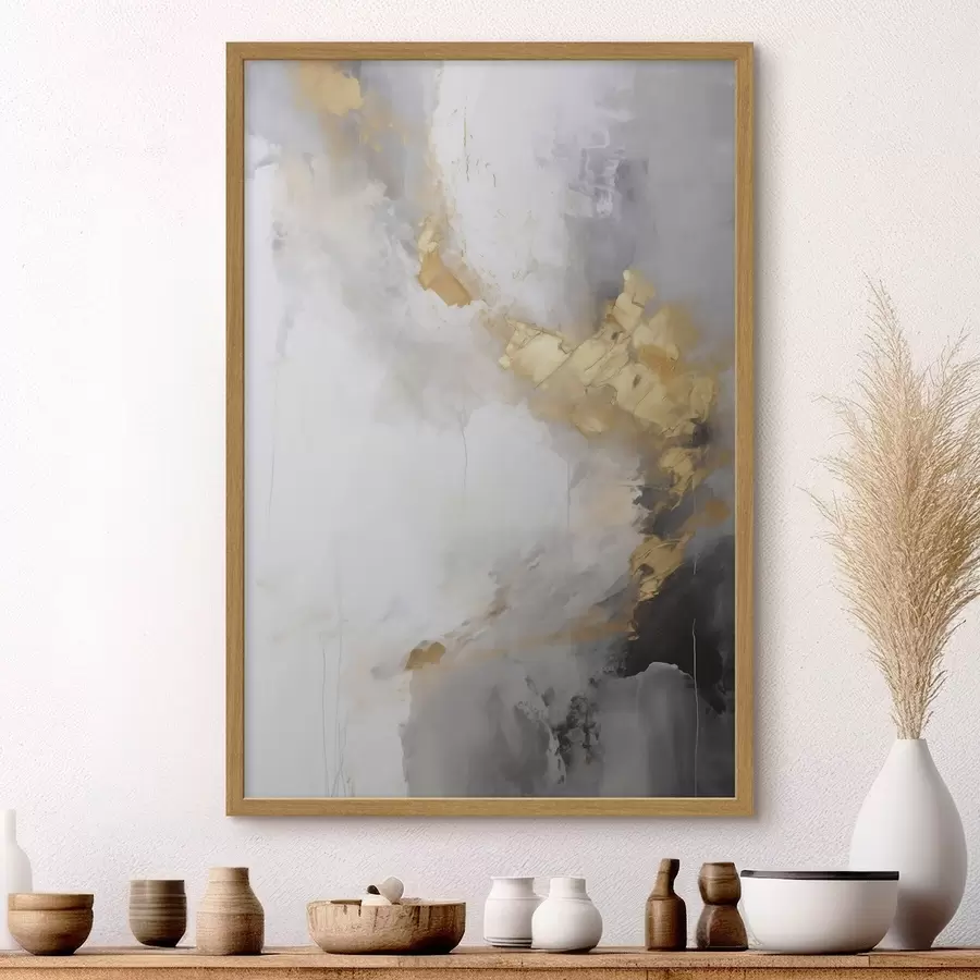 Fotobehang Moderne abstractie, imitatie van de schilderkunst f51142