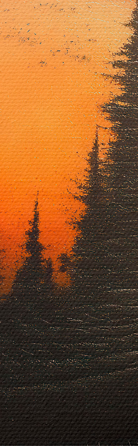  Schilderijen Zonsondergang in haar ogen s51048