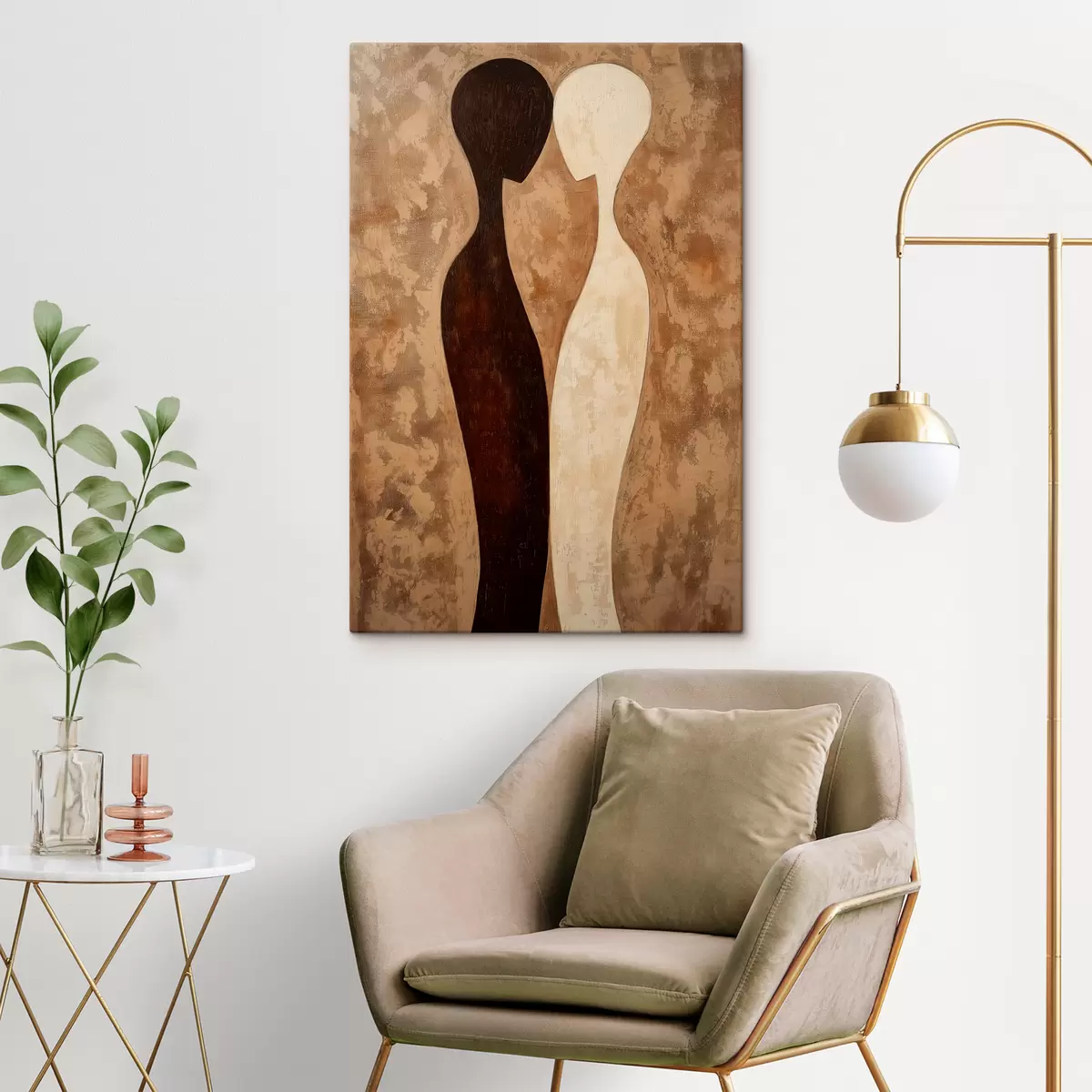  Schilderijen Abstracte silhouetten s51058