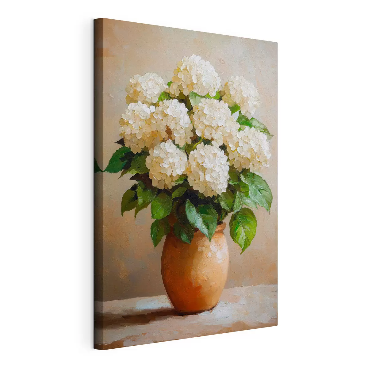  Schilderijen Witte hortensia's s51062