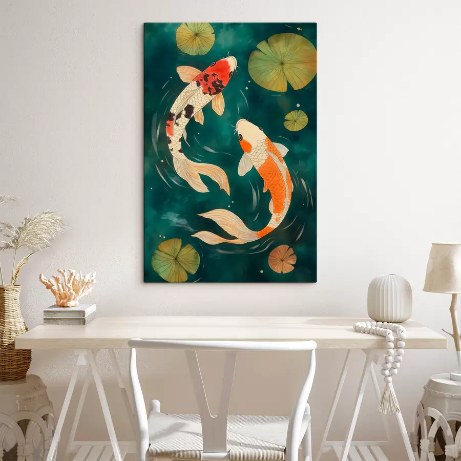  Schilderijen Oosterse Koi s51076