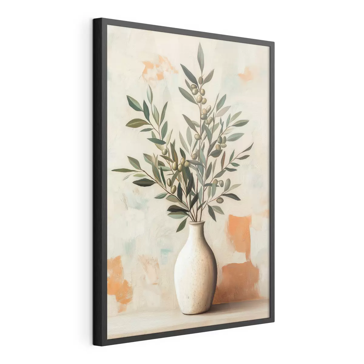 Poster Olijftakken in een vaas f51047