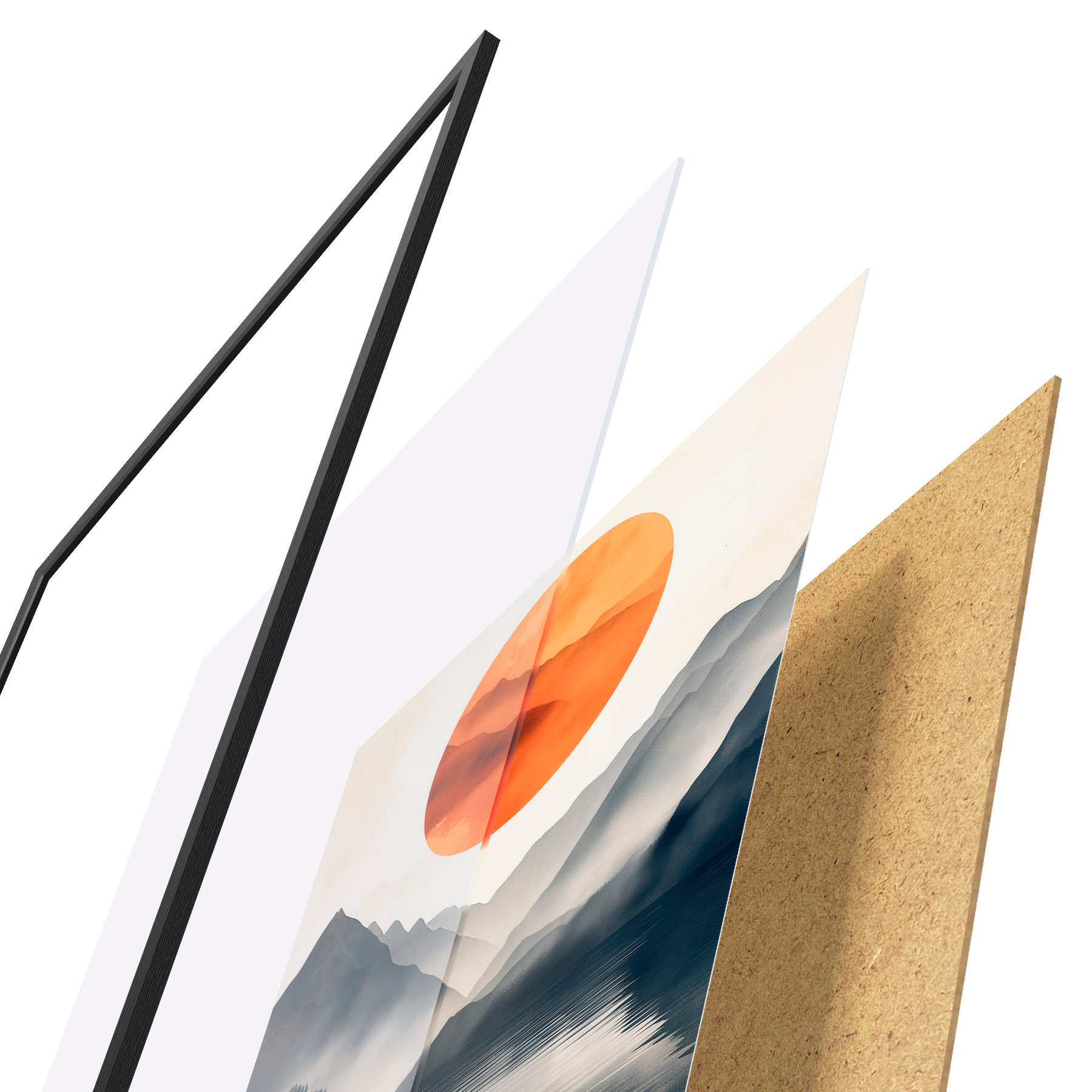 Poster Zonsondergang f51054