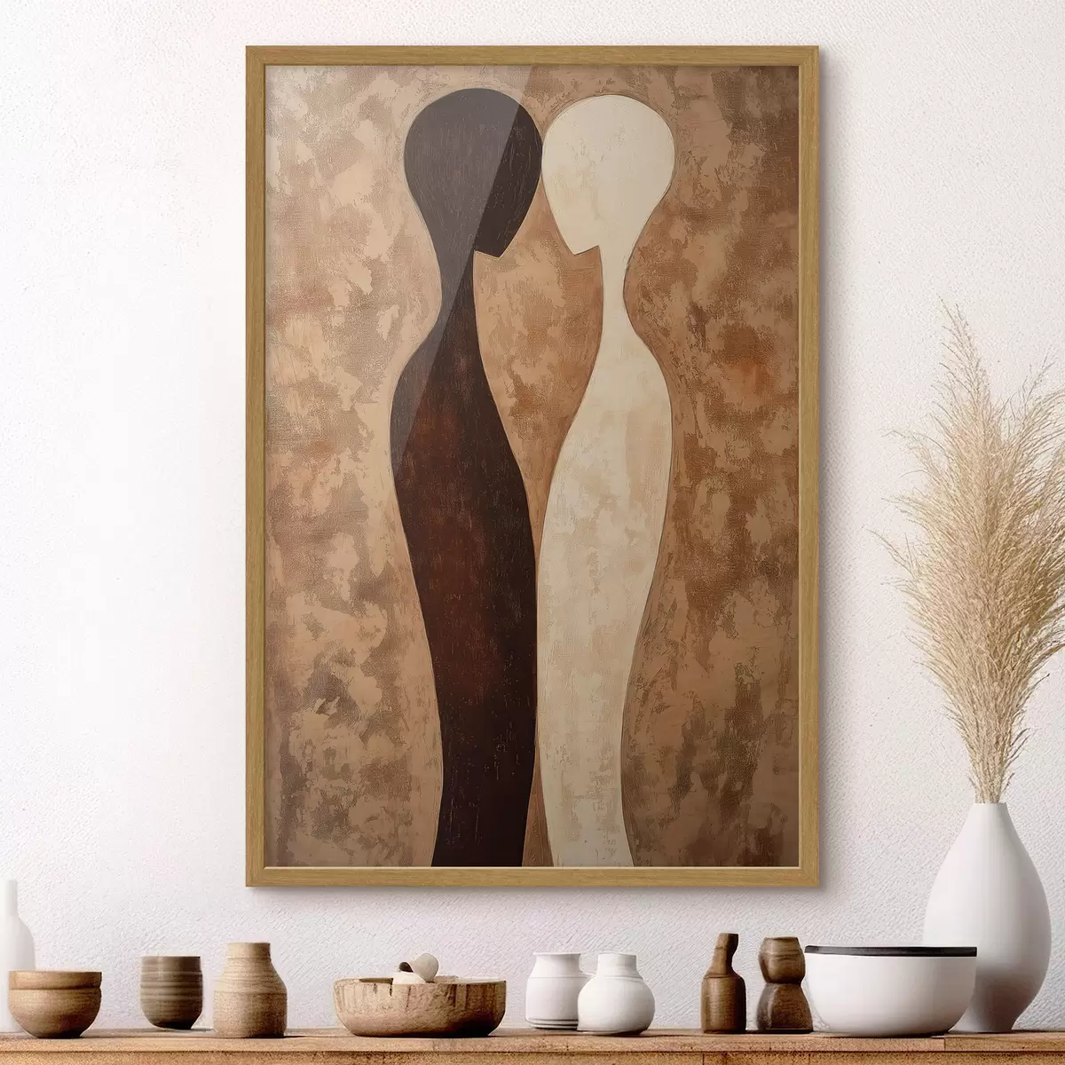 Poster Abstracte silhouetten f51058