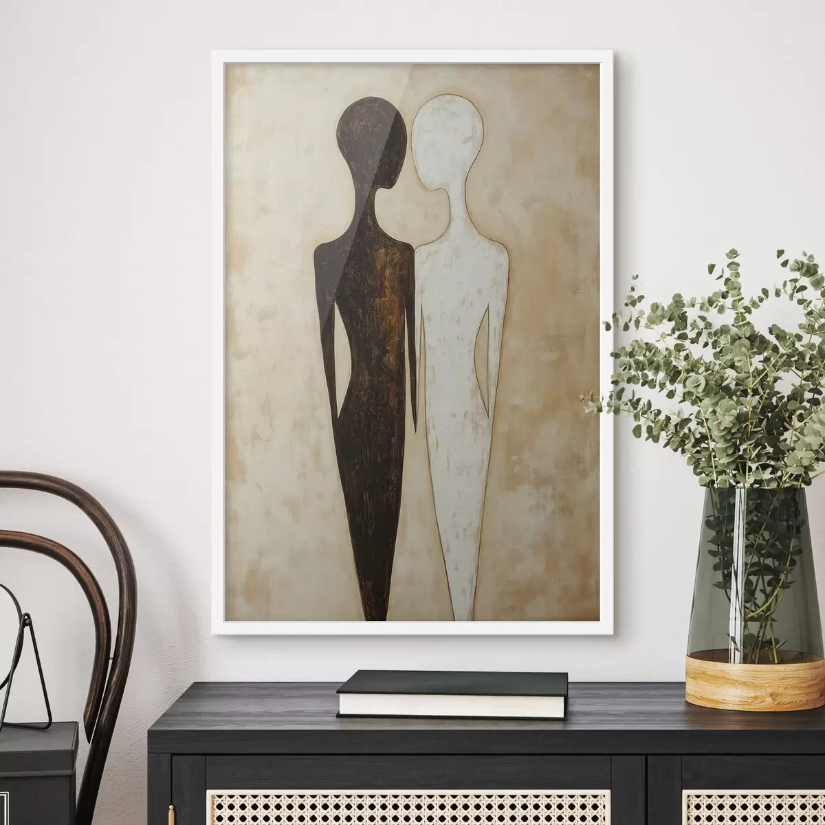Poster Abstracte silhouetten f51059