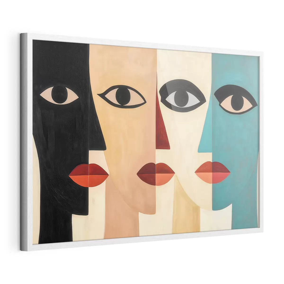 Poster Abstracte gezichten f51063