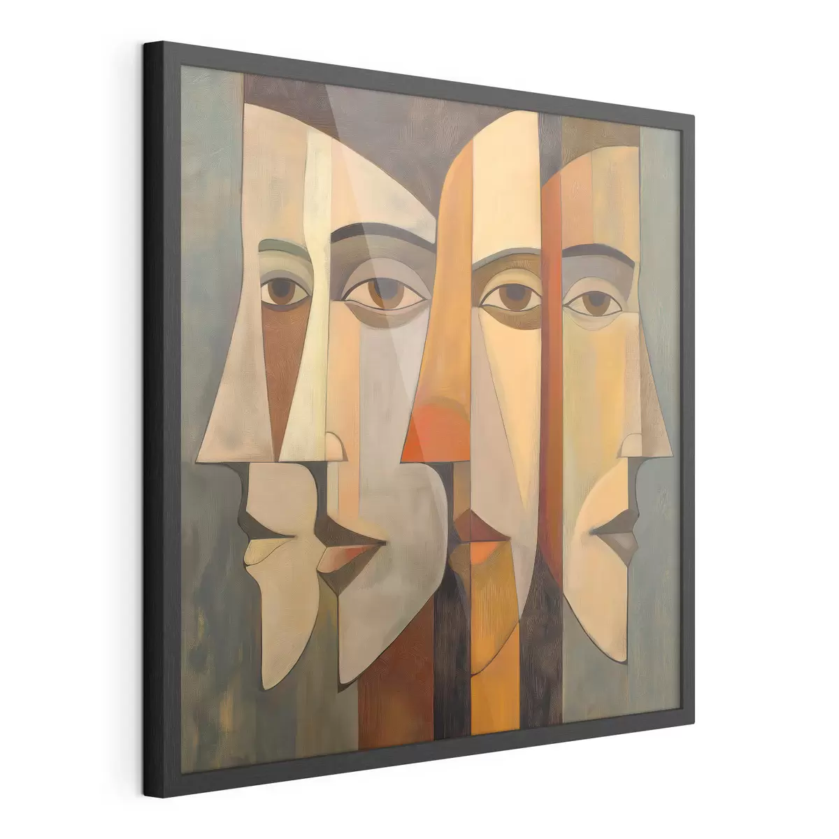 Poster Abstracte gezichten f51067