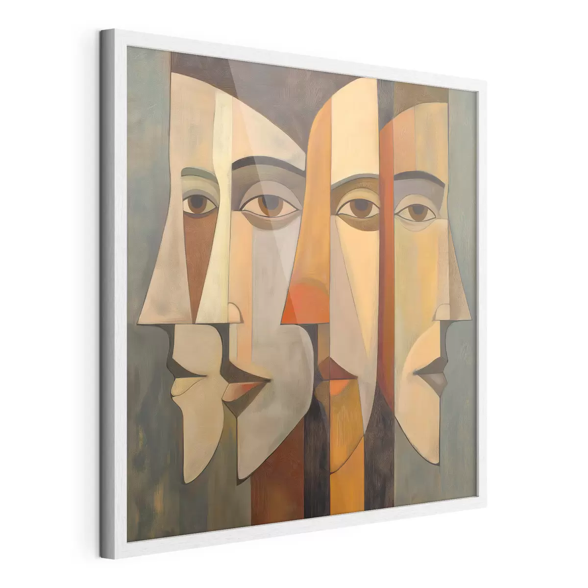 Poster Abstracte gezichten f51067