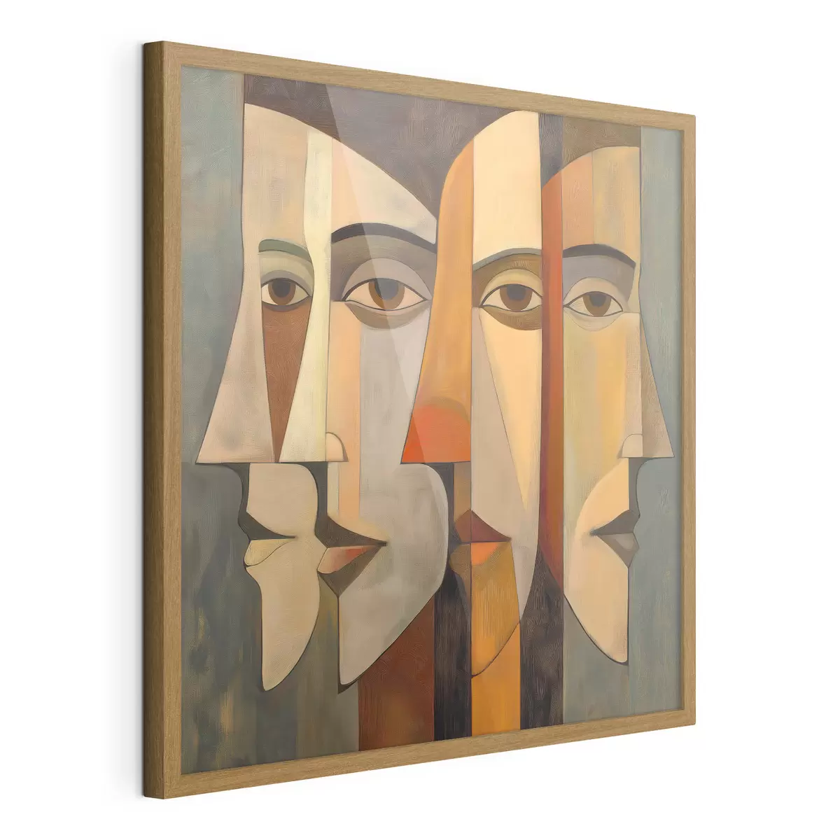 Poster Abstracte gezichten f51067