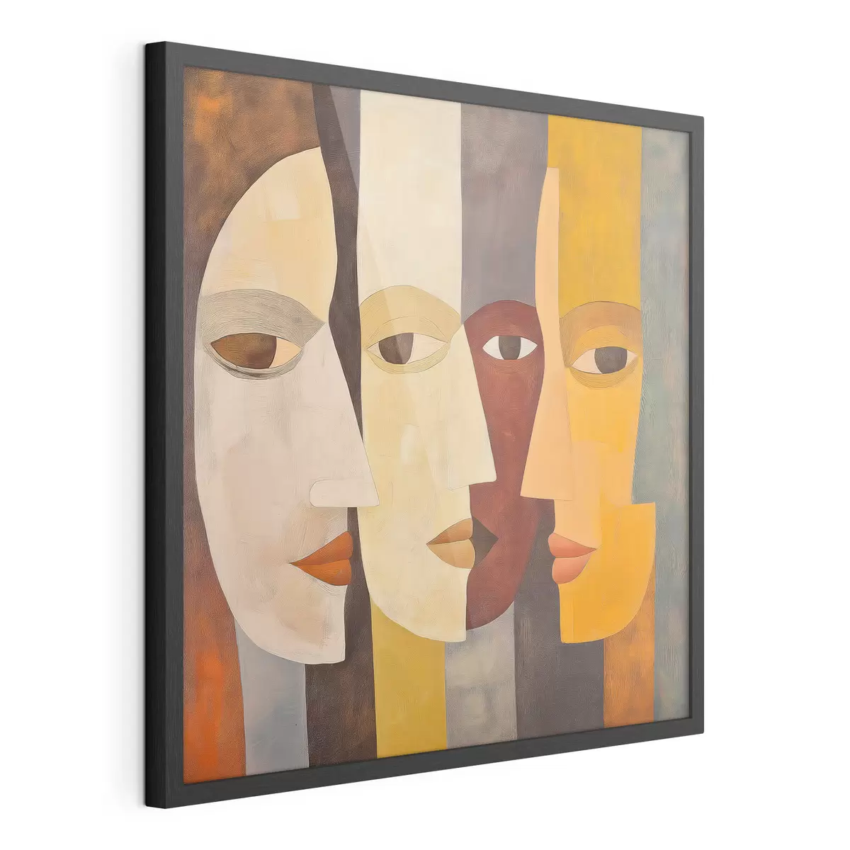 Poster Abstracte gezichten f51068