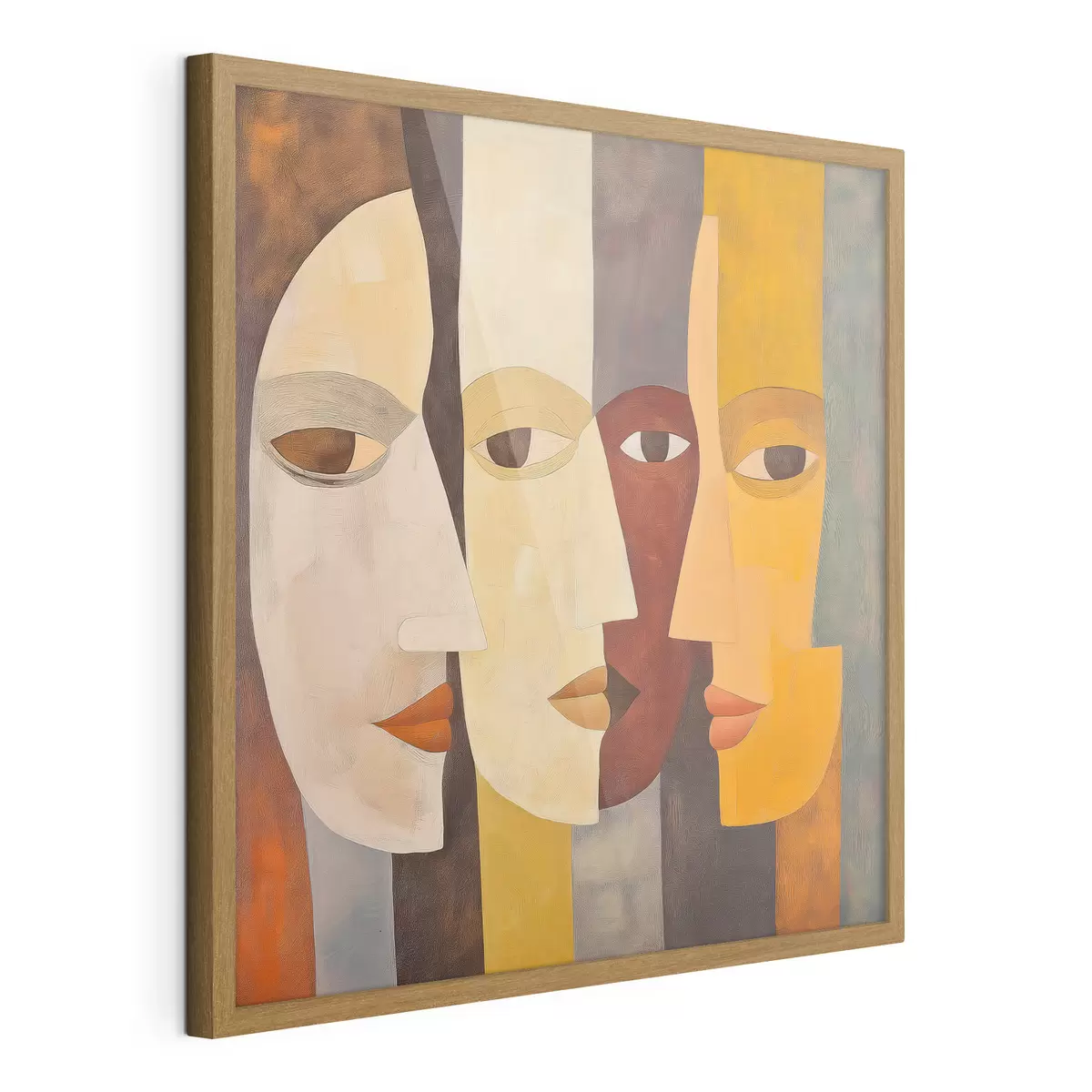 Poster Abstracte gezichten f51068