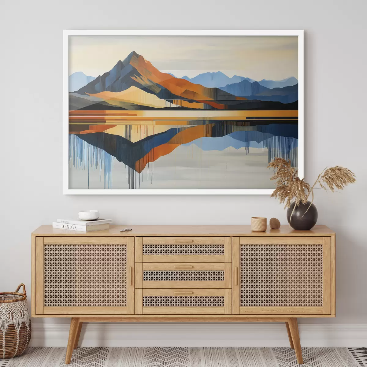 Poster Kleurrijke bergen f51070