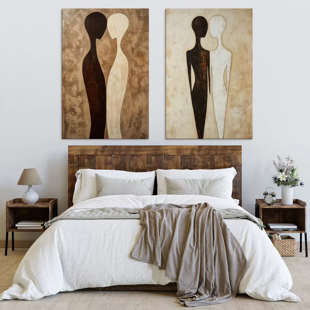  Schilderijen Abstracte silhouetten m31082