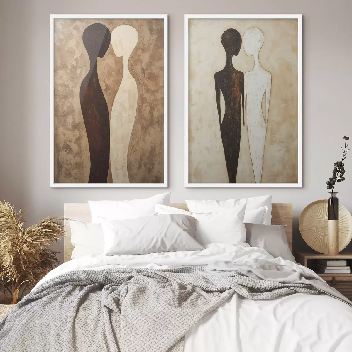 Poster Abstracte silhouetten d31082