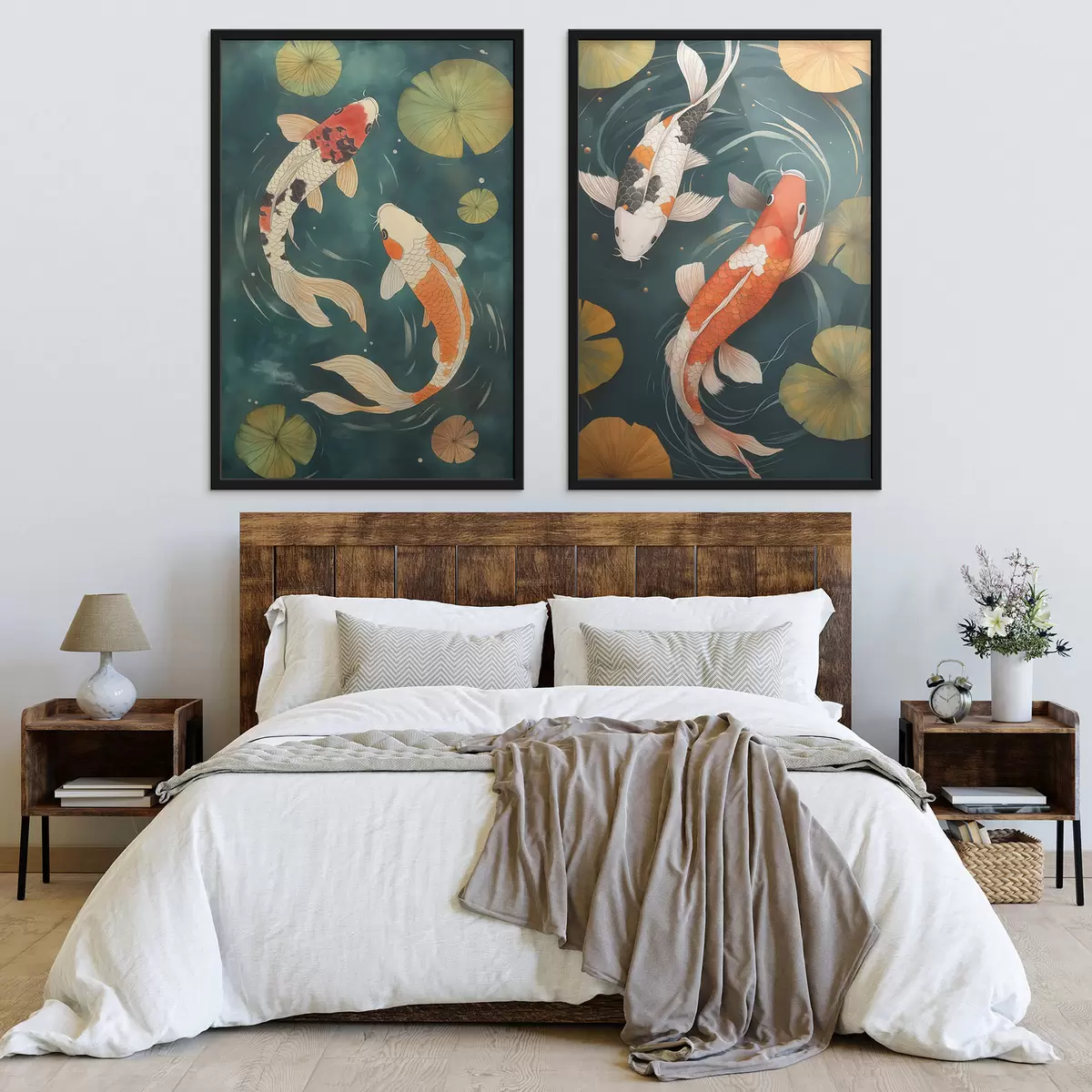 Poster Oosterse Koi d31087