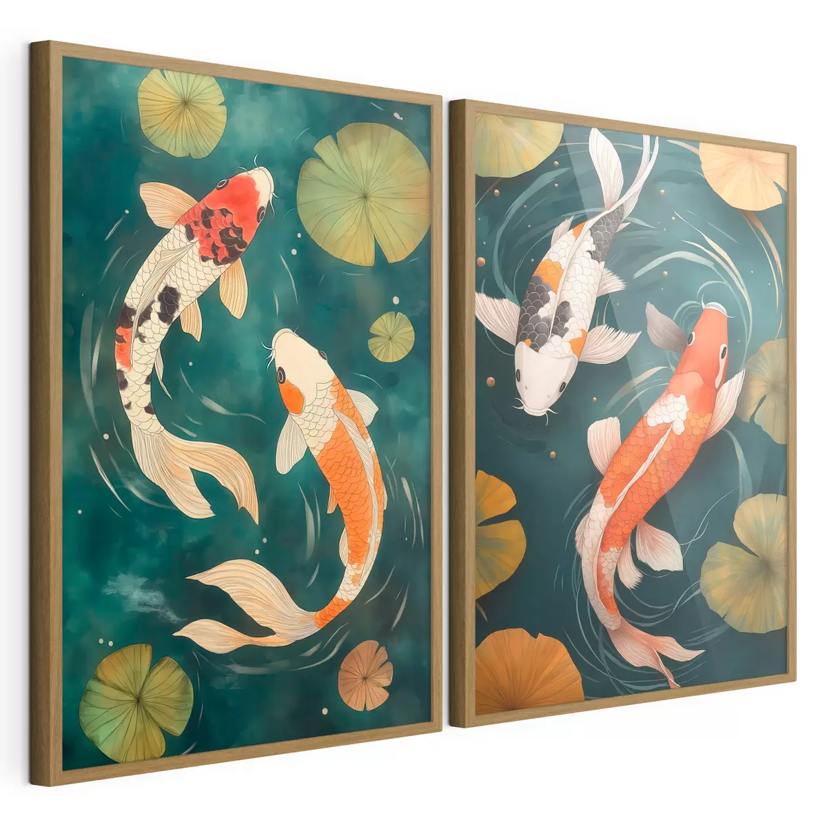 Poster Oosterse Koi d31087
