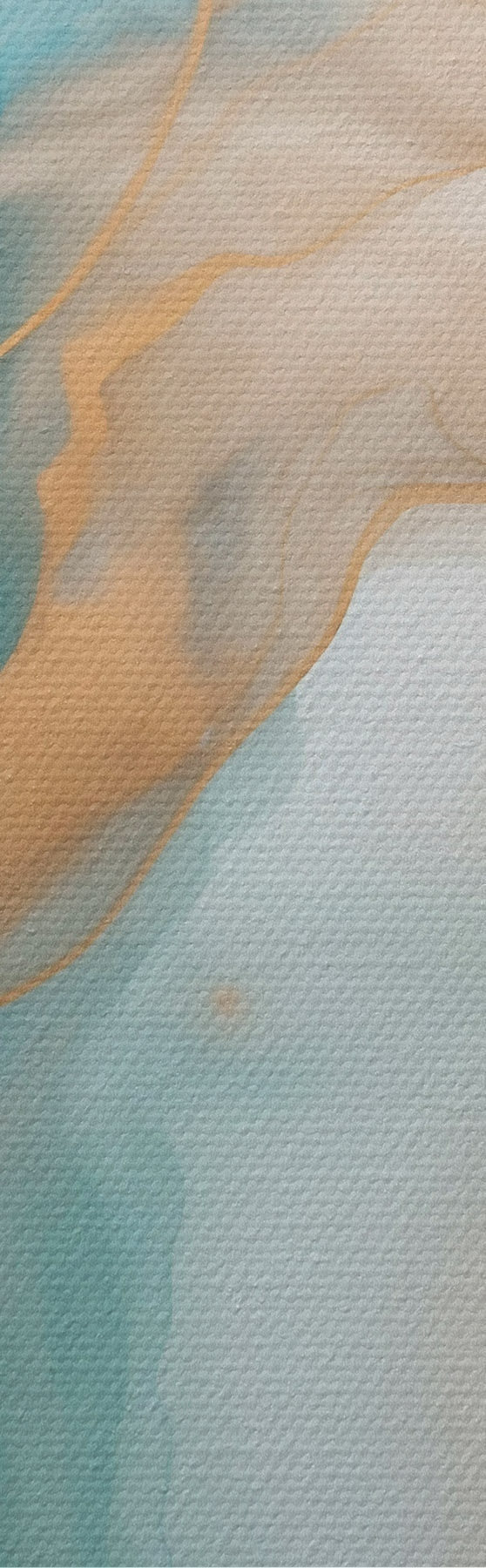  Schilderijen Golven van azuurblauw en zandkleurig marmer s51082