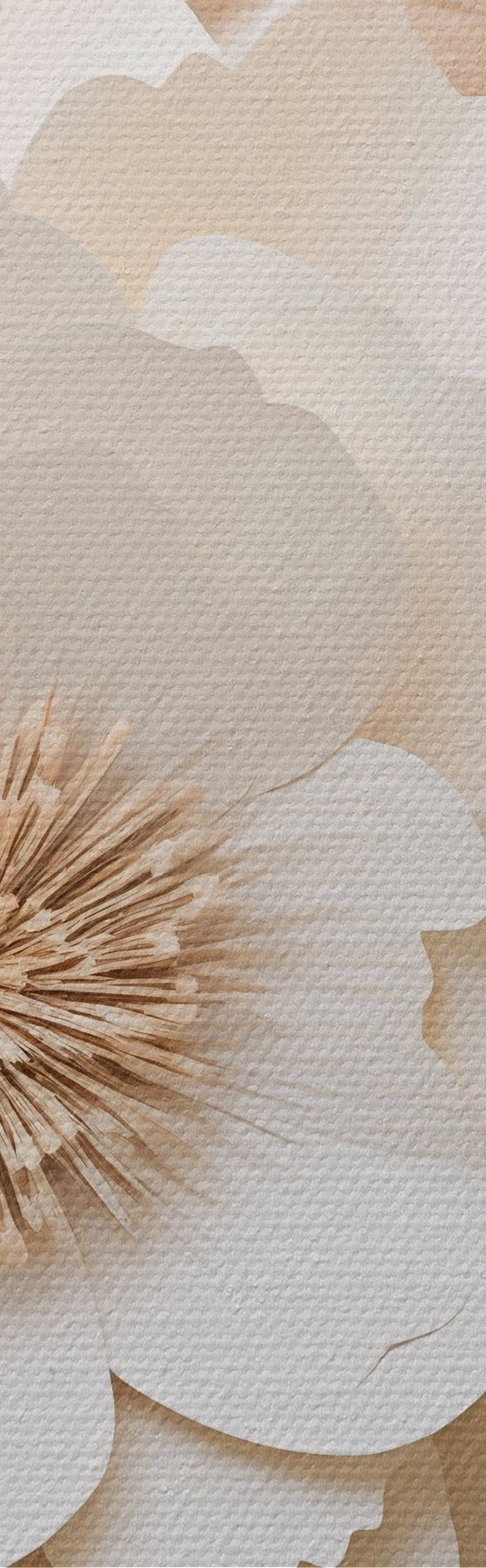  Schilderijen 3D-gipsreliëf met witte bloemen s51096