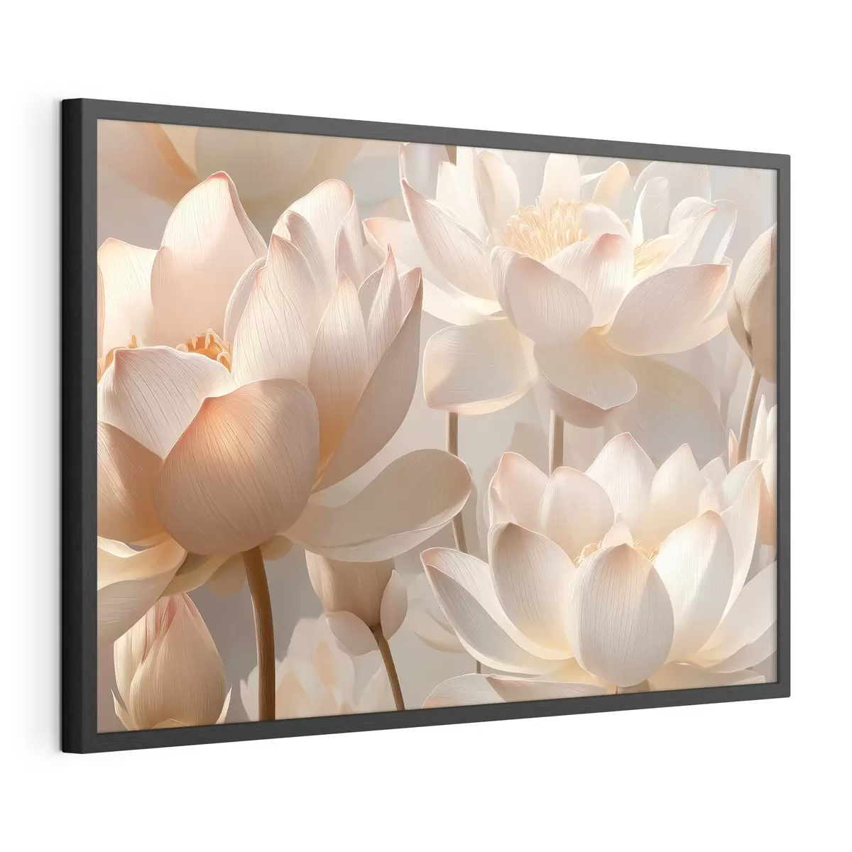 Poster Verfijnde waterlelies en lotusbloemen f51092
