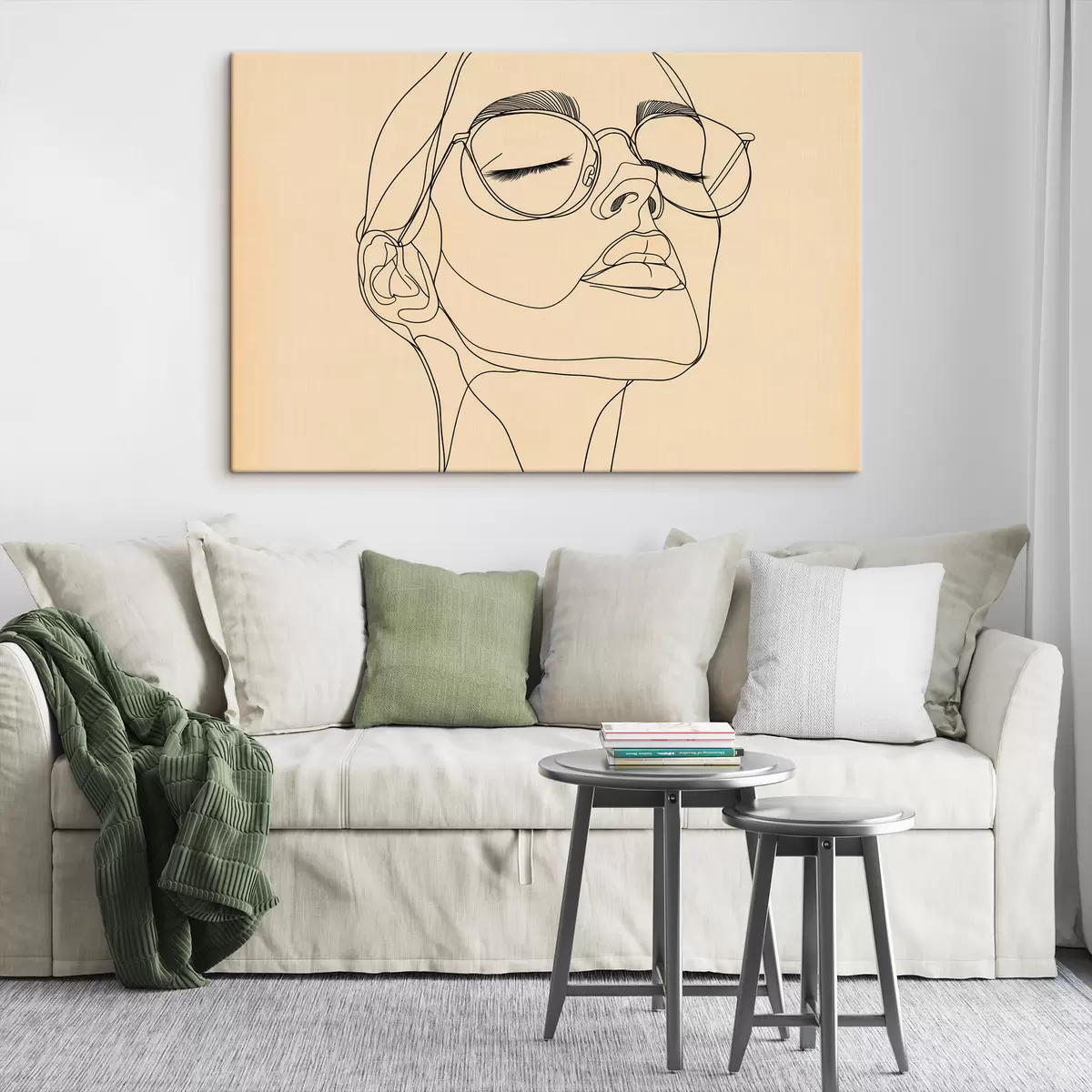  Schilderijen Lineair portret van een vrouw s51145