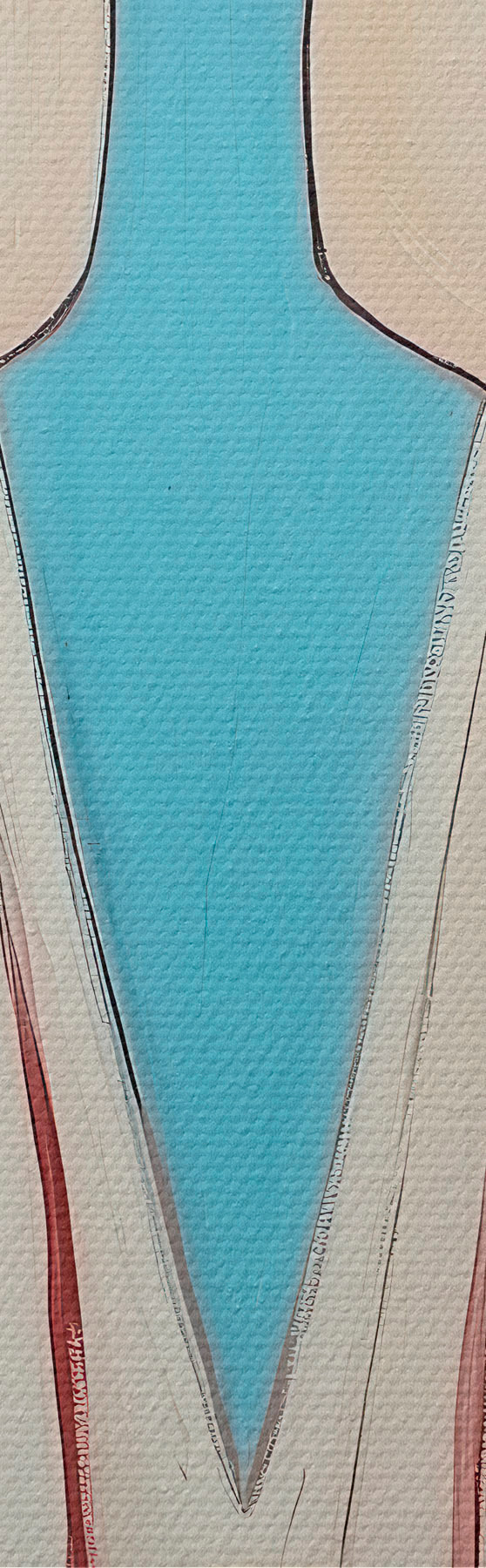  Schilderijen Schilderij met een abstracte vrouwenfiguur s51152