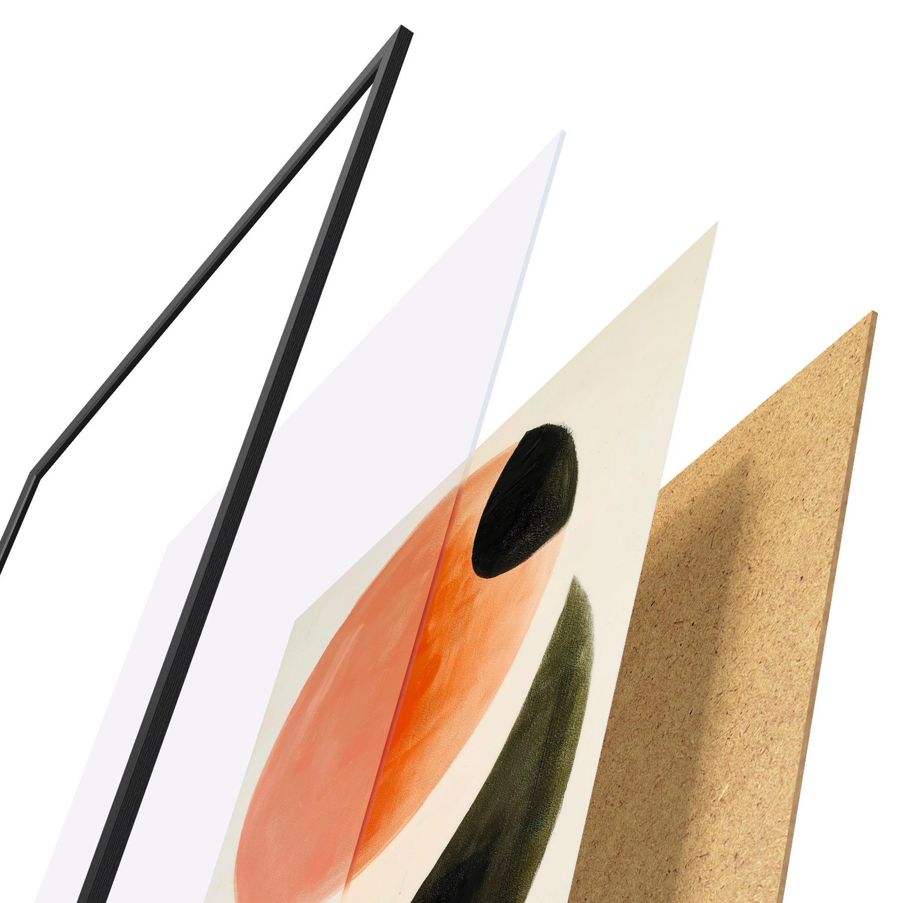 Poster Geometrische abstractie f51148