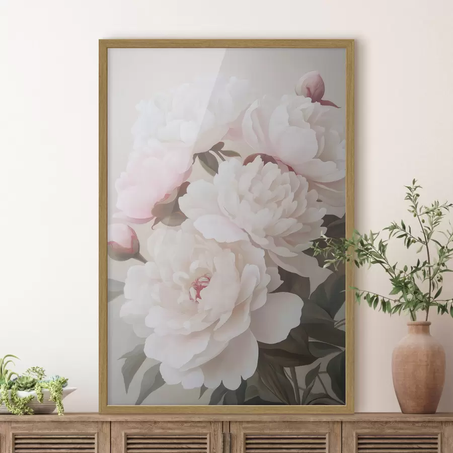 Fotobehang Pioenrozen f51153