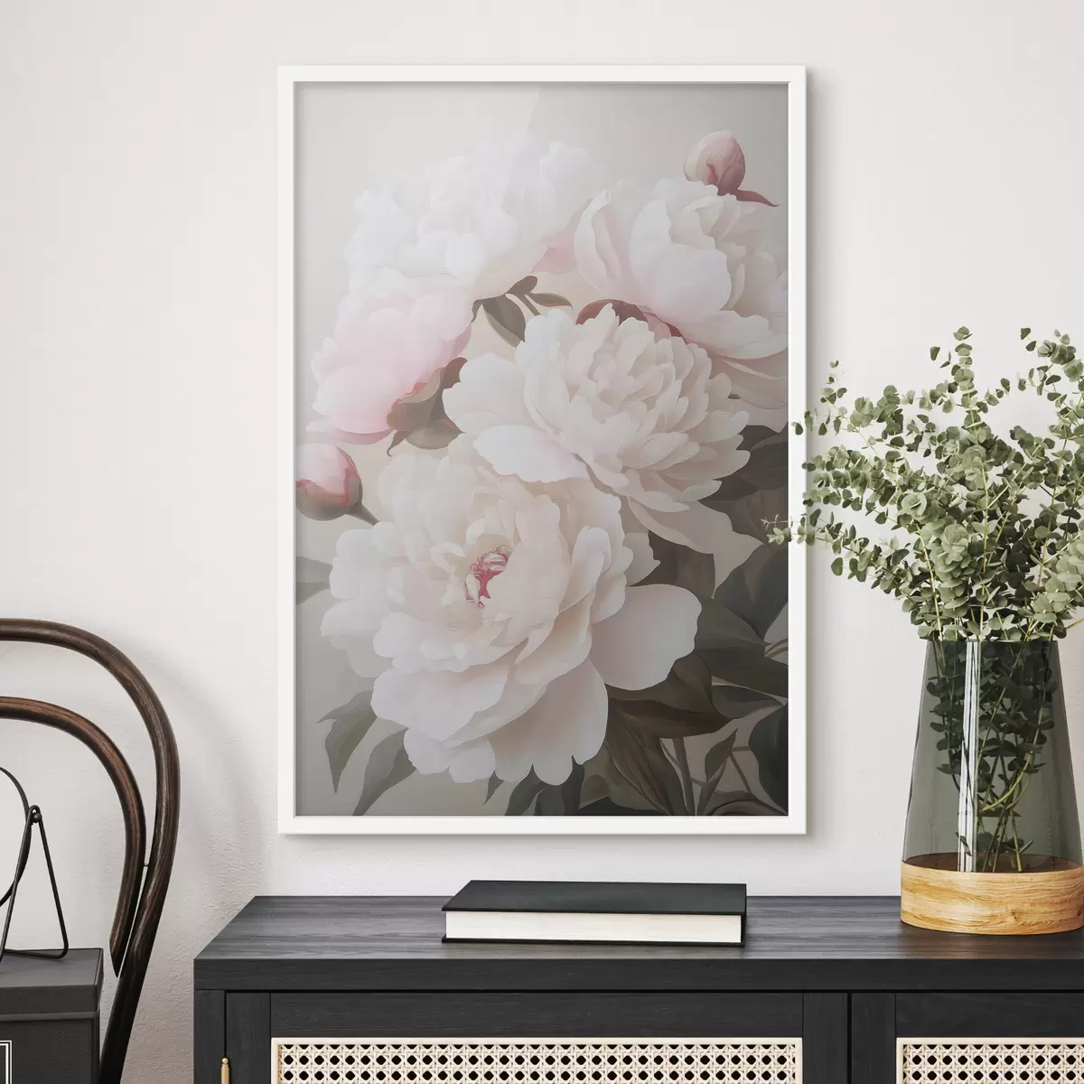 Poster Pioenrozen f51153