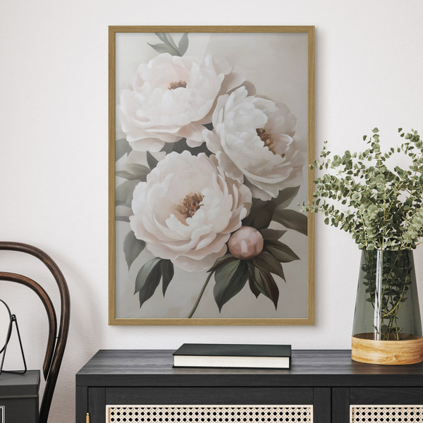 Poster Pioenrozen, Affiches Uniek, f51154wo : Uwalls