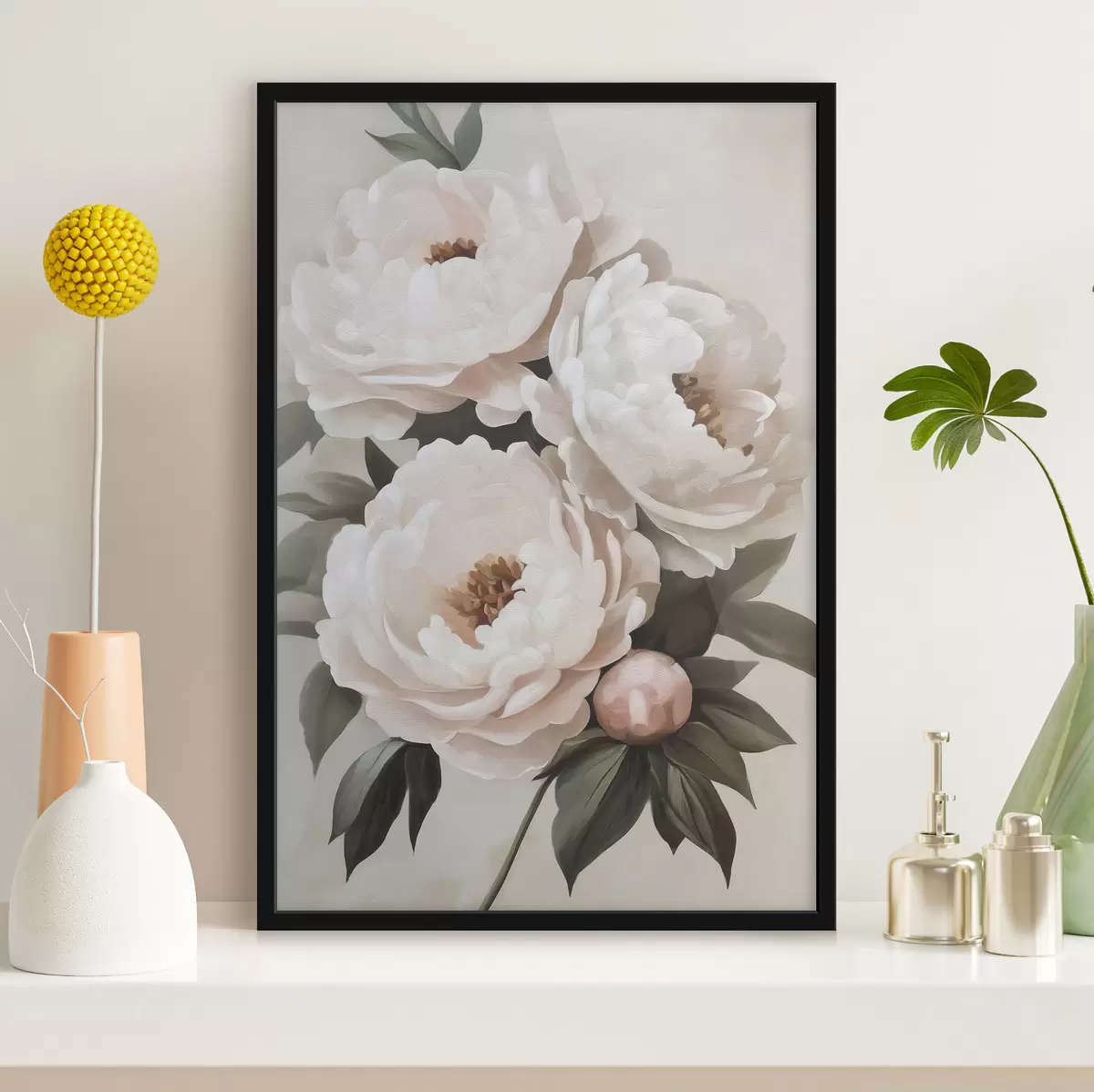 Poster Pioenrozen f51154
