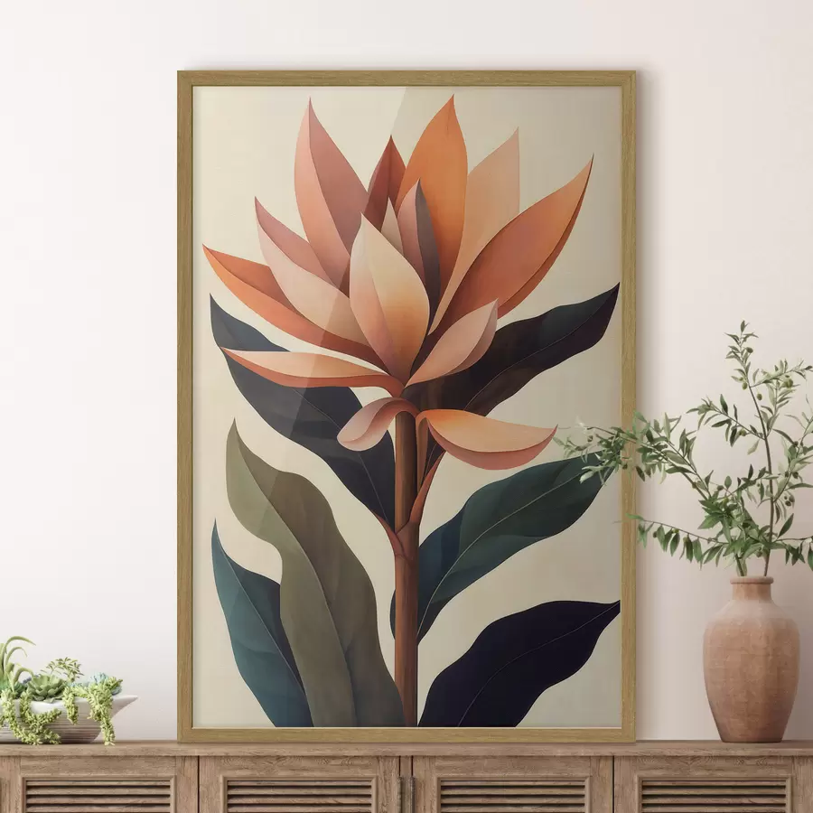 Fotobehang Abstracte bloem f51155