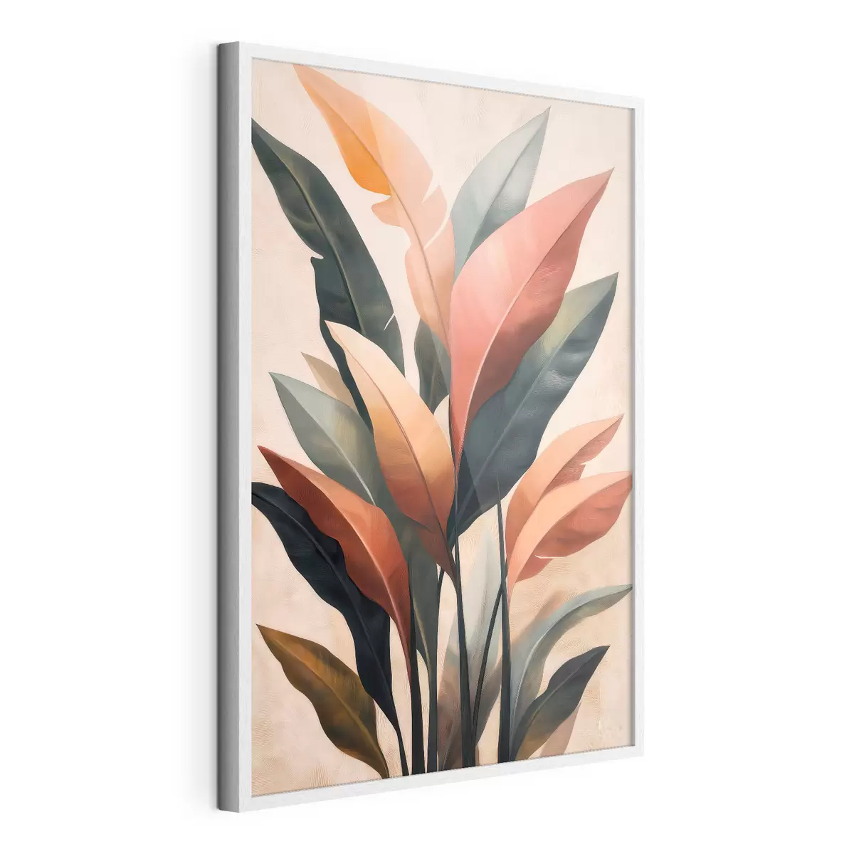 Poster Abstracte bladeren f51156