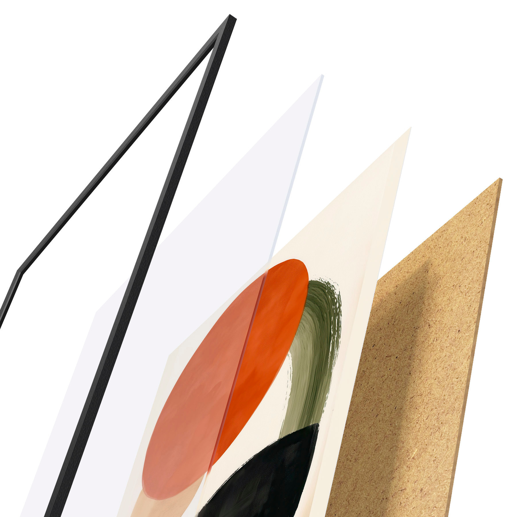Poster Geometrische abstractie d31085