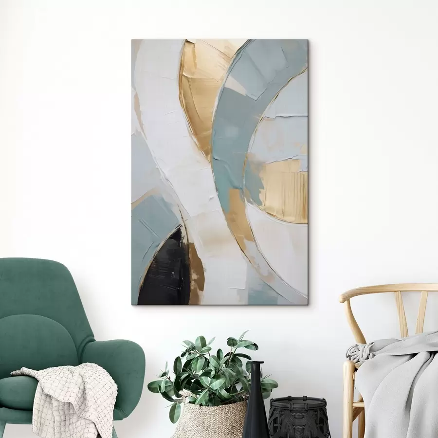  Schilderijen Abstract patroon, imitatie van een schilderij s51167